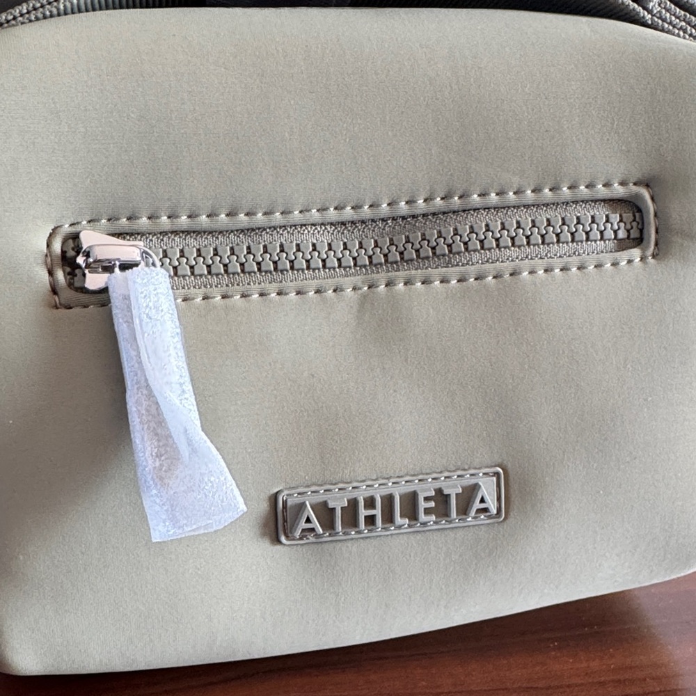 Athleta Olive Branch Green Neoprene Diem Crossbody Bag - Picture 4 of 6